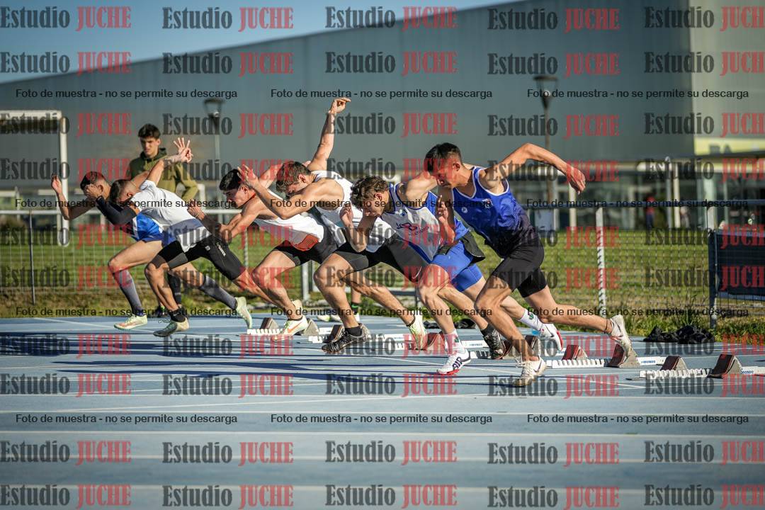 Fotos de los 110 m con vallas de varones