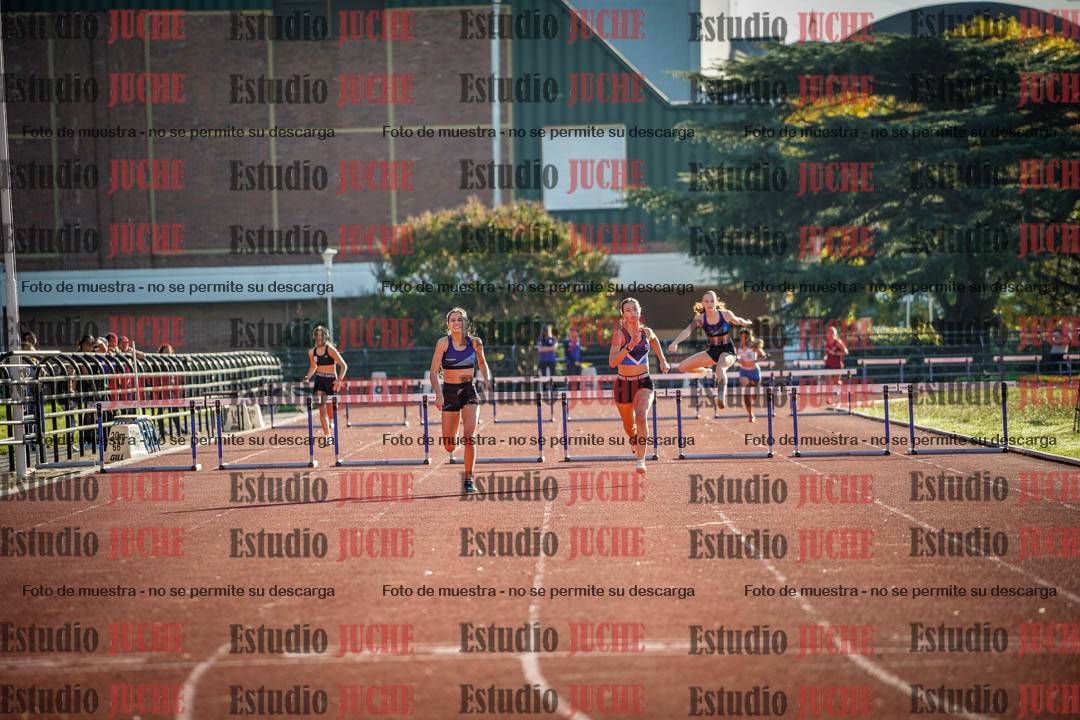 Fotos de los 295 m con vallas de mujeres