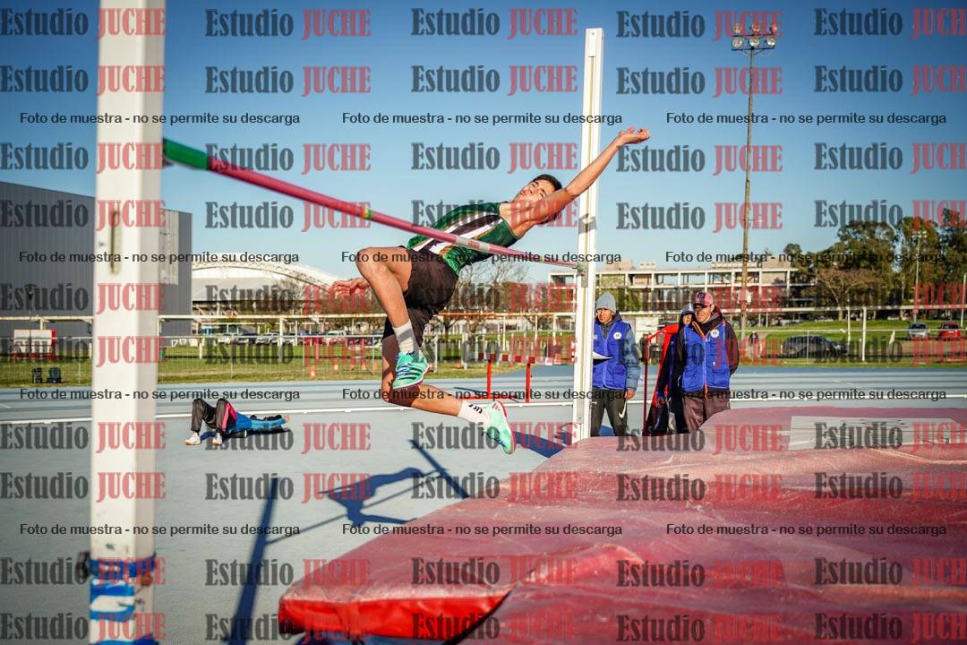 Fotos del salto en alto de varones