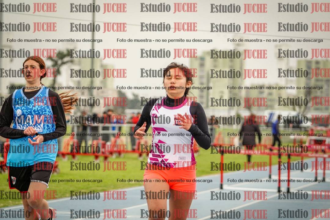 Fotos de los 80 m con vallas de mujeres