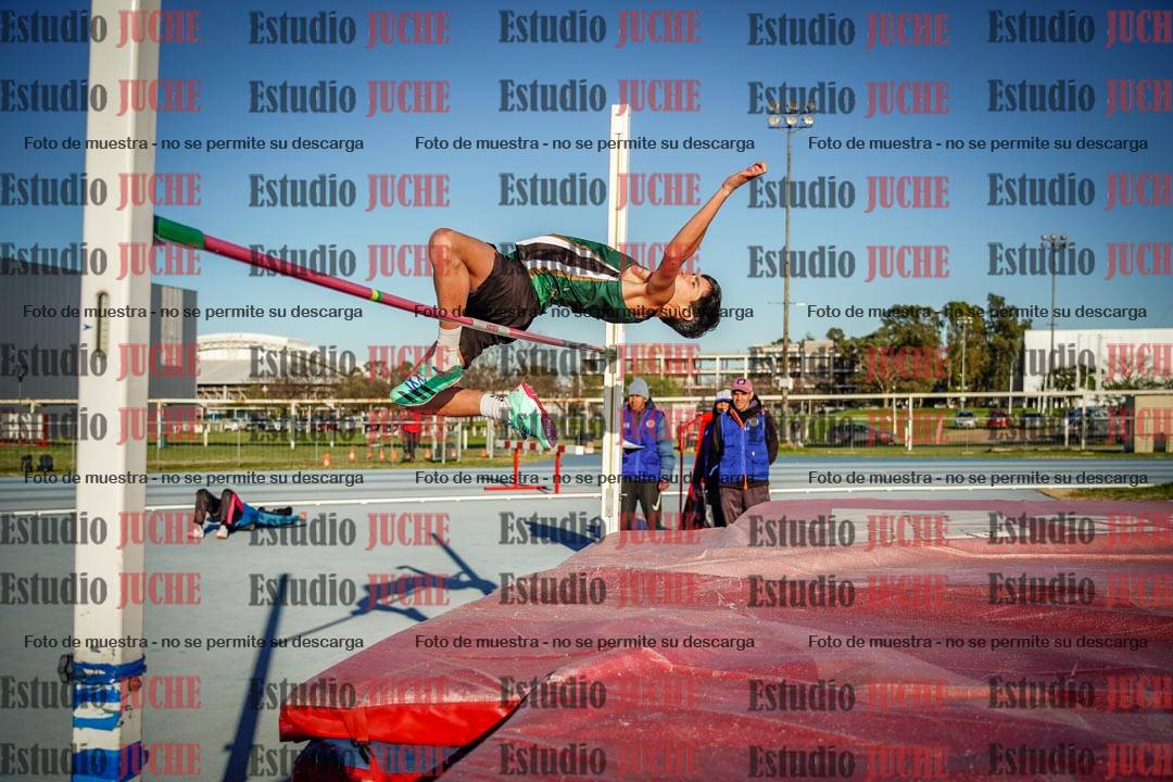 Fotos del salto en alto de varones