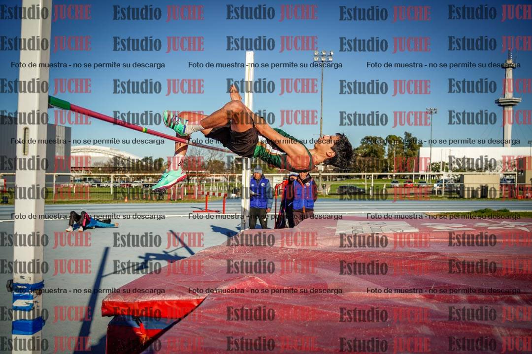 Fotos del salto en alto de varones