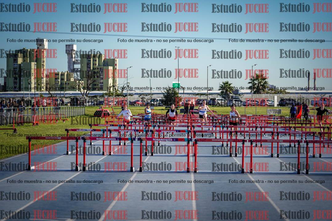 Fotos de los 80 m con vallas de mujeres