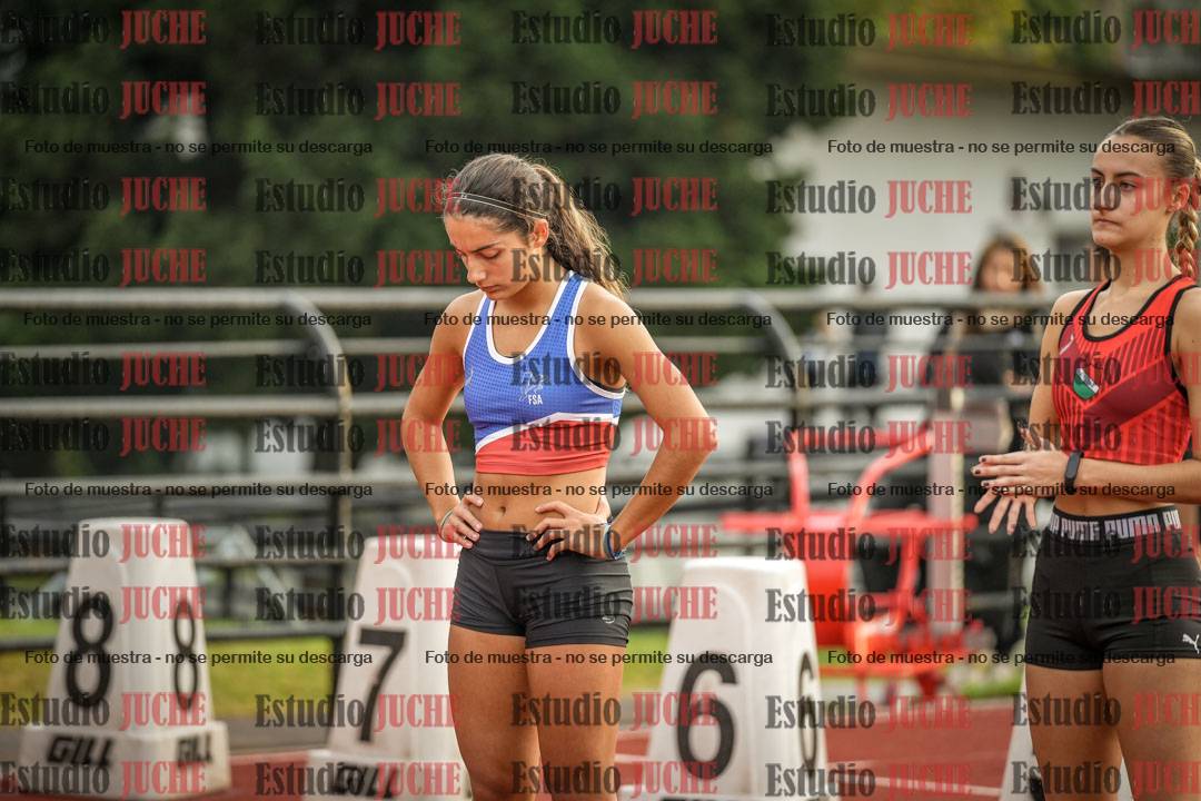 Fotos de los 100 m con vallas de mujeres