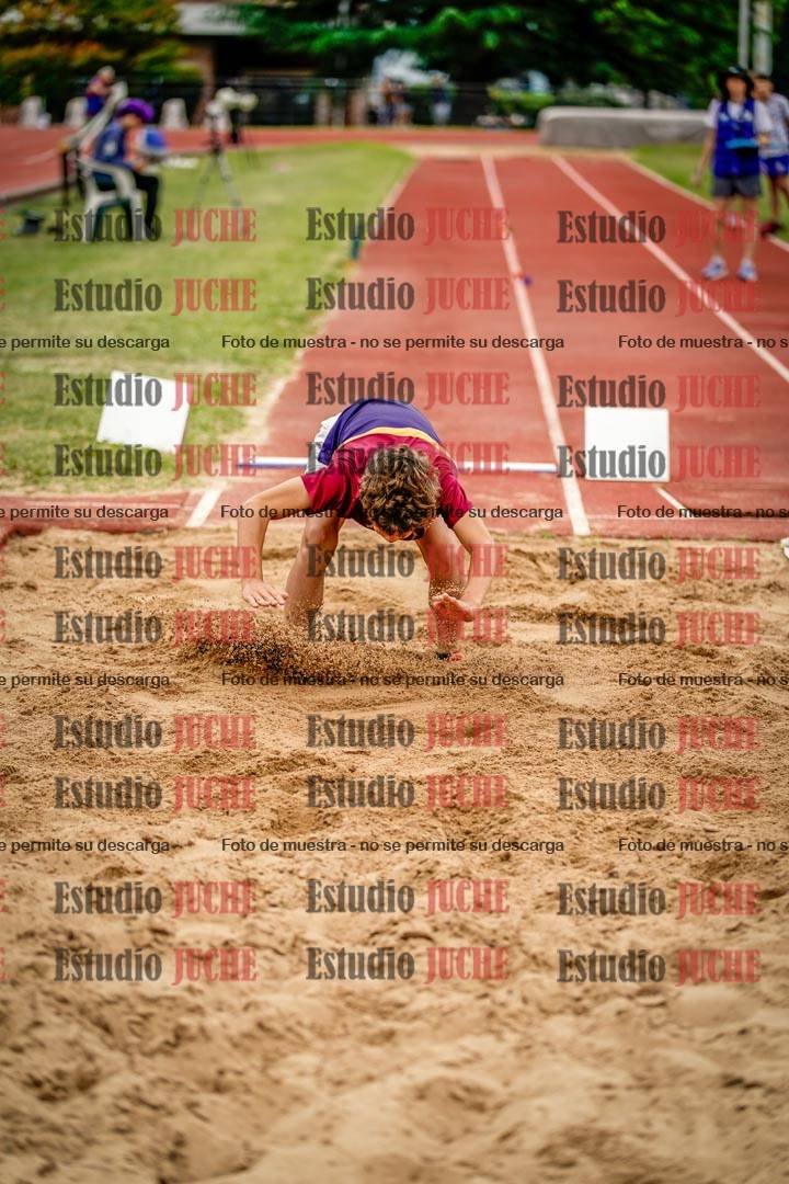 Fotos del salto en largo de varones - U14