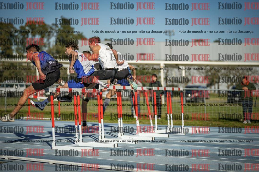Fotos de los 110 m con vallas de varones