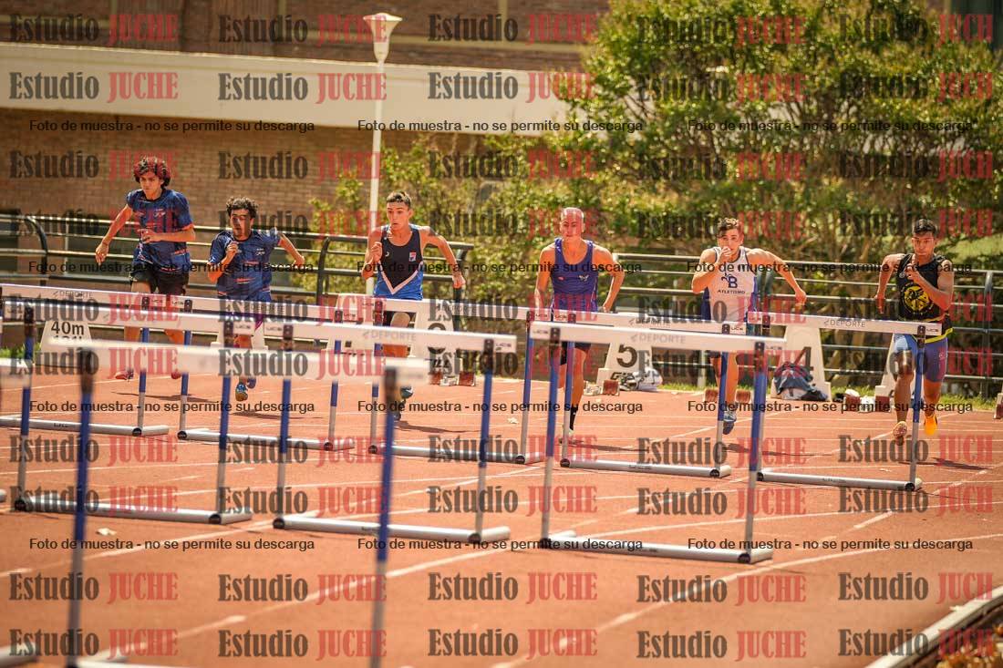 Fotos de los 110 m con vallas de varones