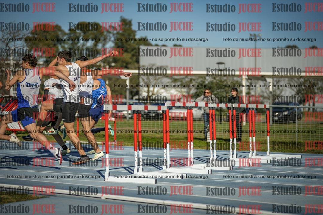 Fotos de los 110 m con vallas de varones