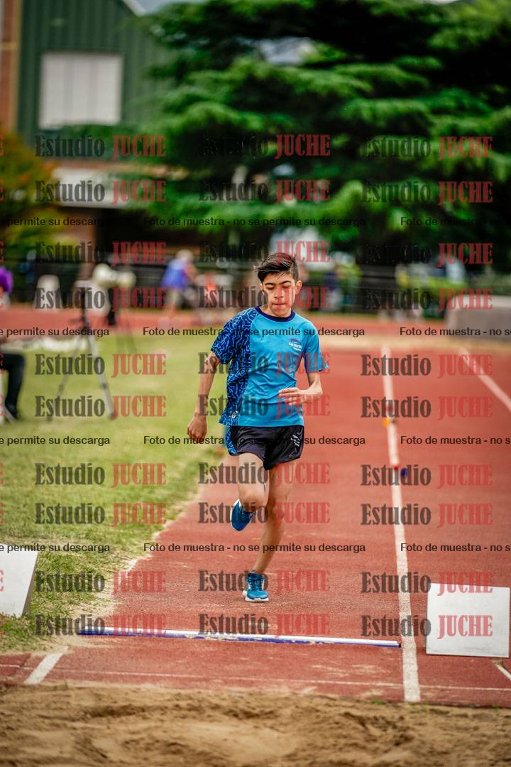 Fotos del salto en largo de varones - U14