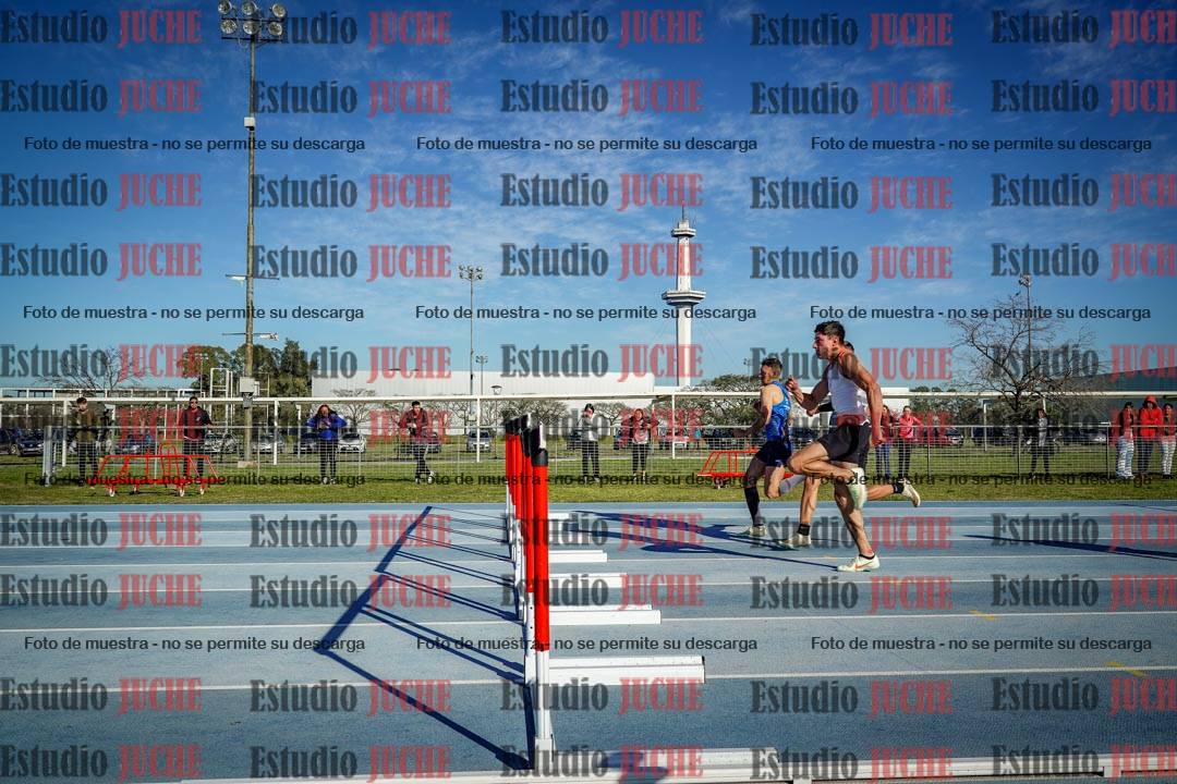 Fotos de los 110 m con vallas de varones