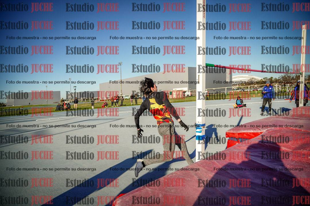 Fotos del salto en alto de varones