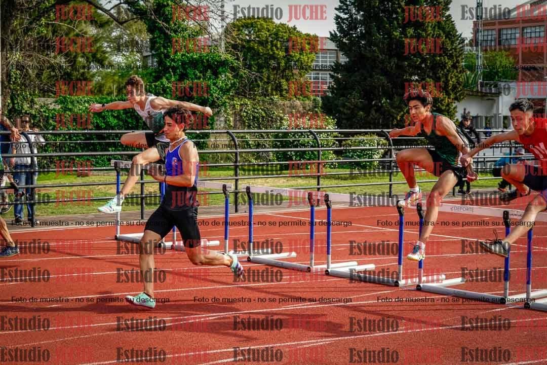 Fotos de los 110 m con vallas de varones