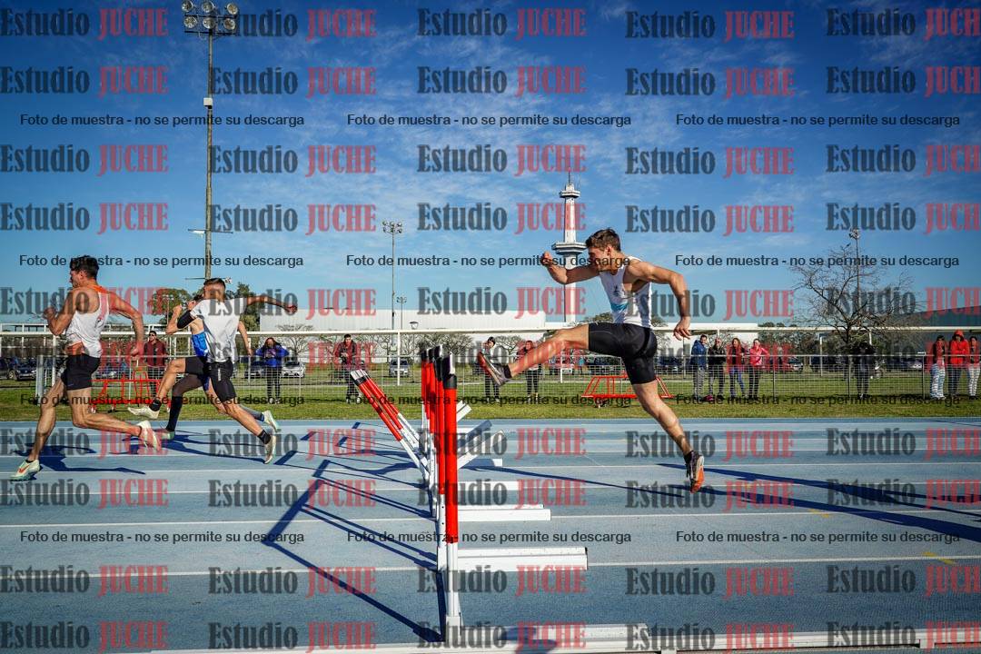 Fotos de los 110 m con vallas de varones
