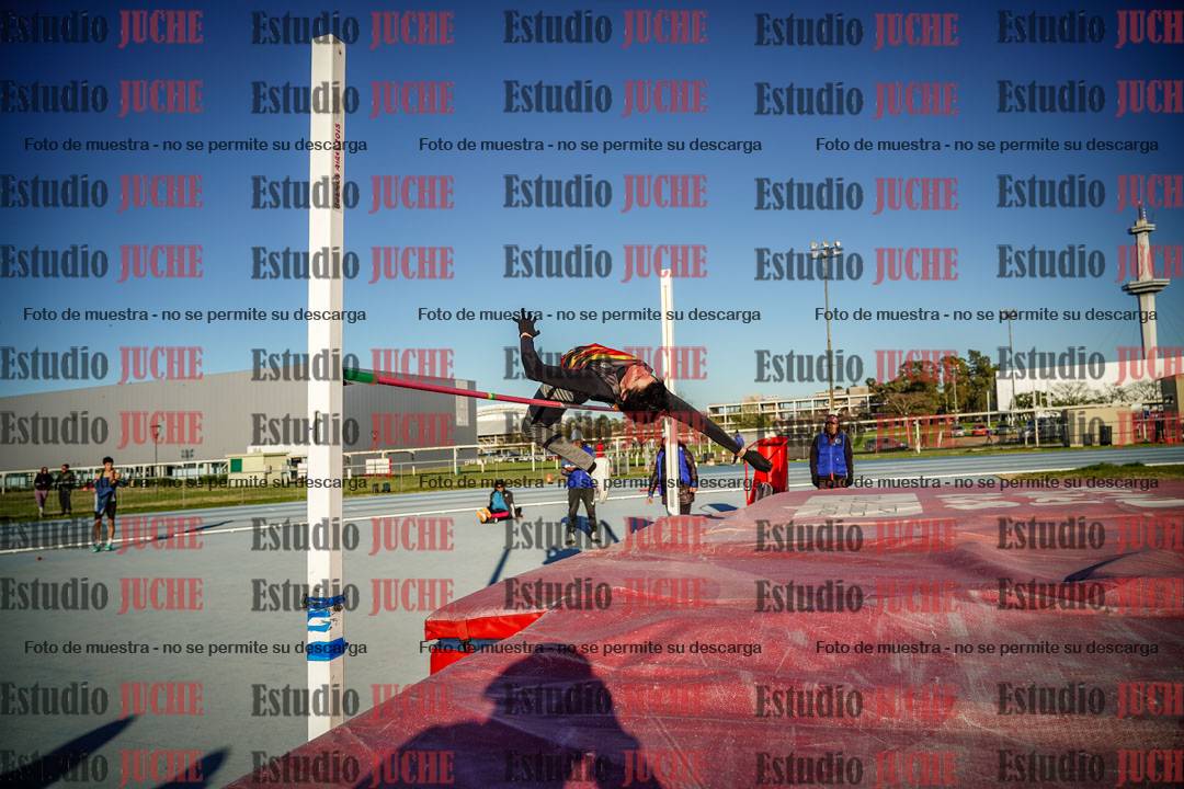 Fotos del salto en alto de varones