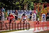 Fotos de los 100 m llanos de varones - deca 1