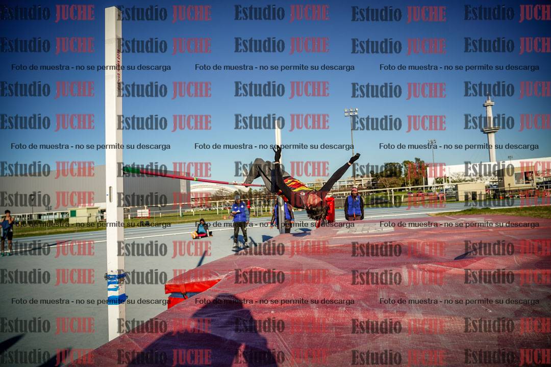 Fotos del salto en alto de varones