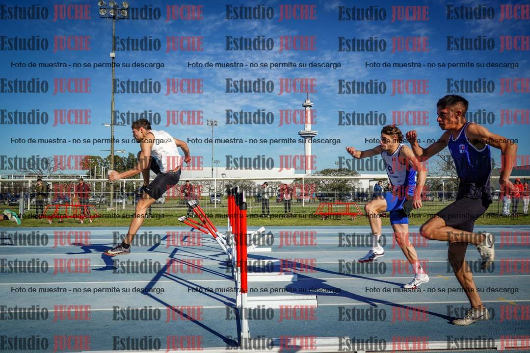 Fotos de los 110 m con vallas de varones