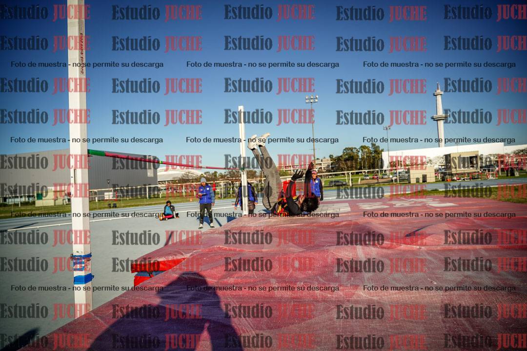 Fotos del salto en alto de varones