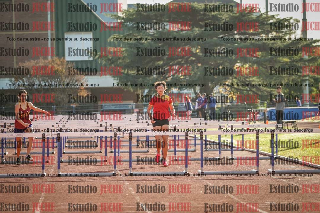 Fotos de los 100 m con vallas de mujeres - hepta 1
