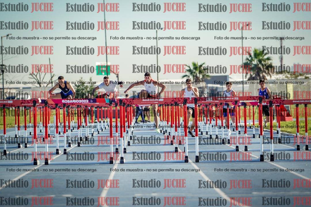 Fotos de los 110 m con vallas de varones