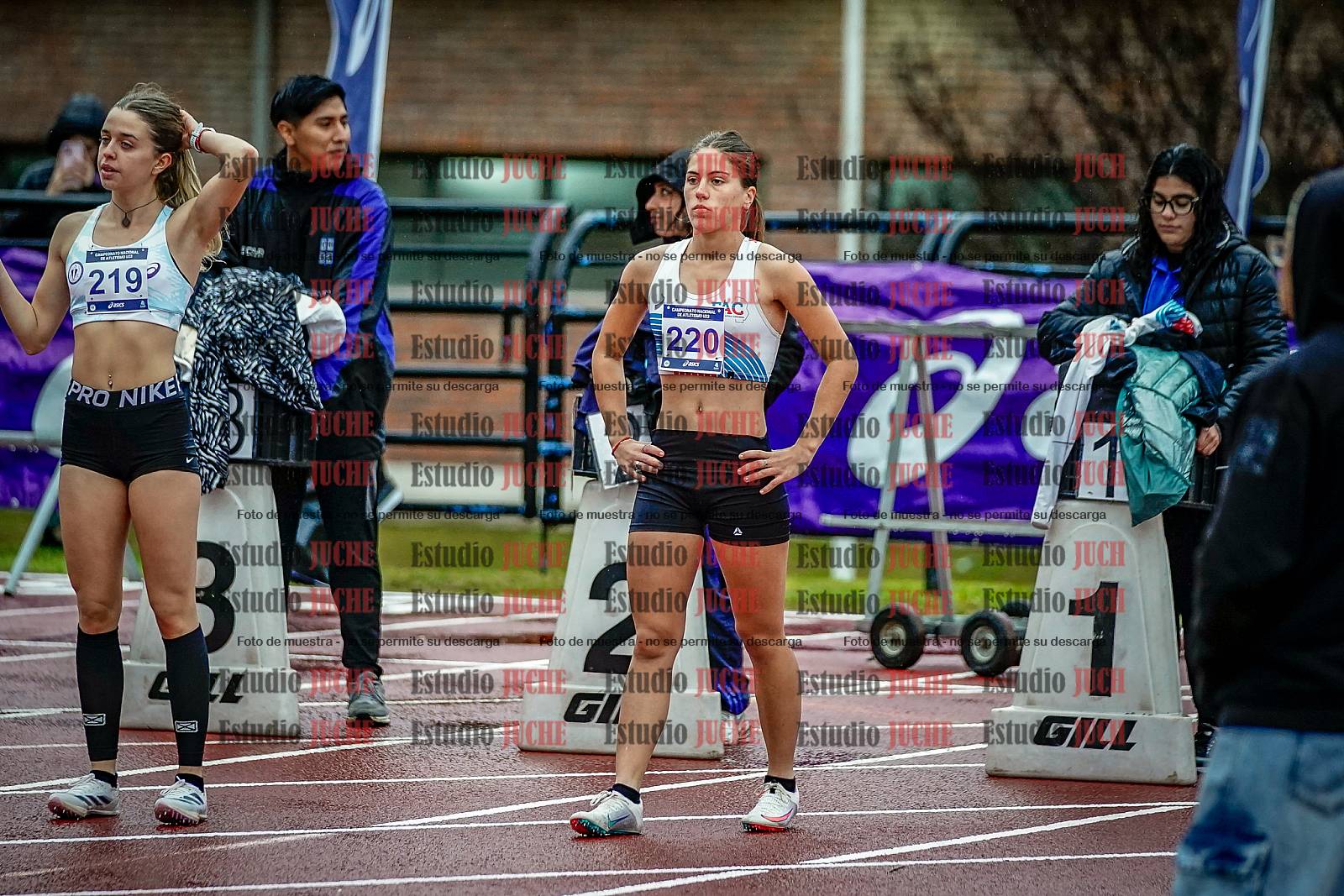 Fotos de los 100 m con vallas de mujeres - FINAL
