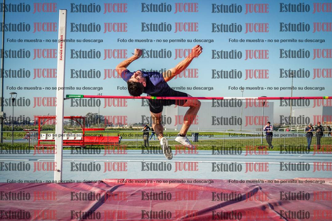 Fotos del salto en alto de varones