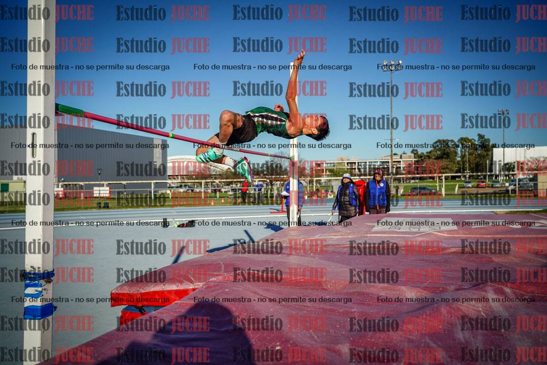 Fotos del salto en alto de varones