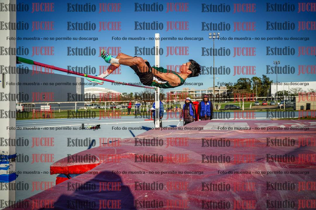 Fotos del salto en alto de varones