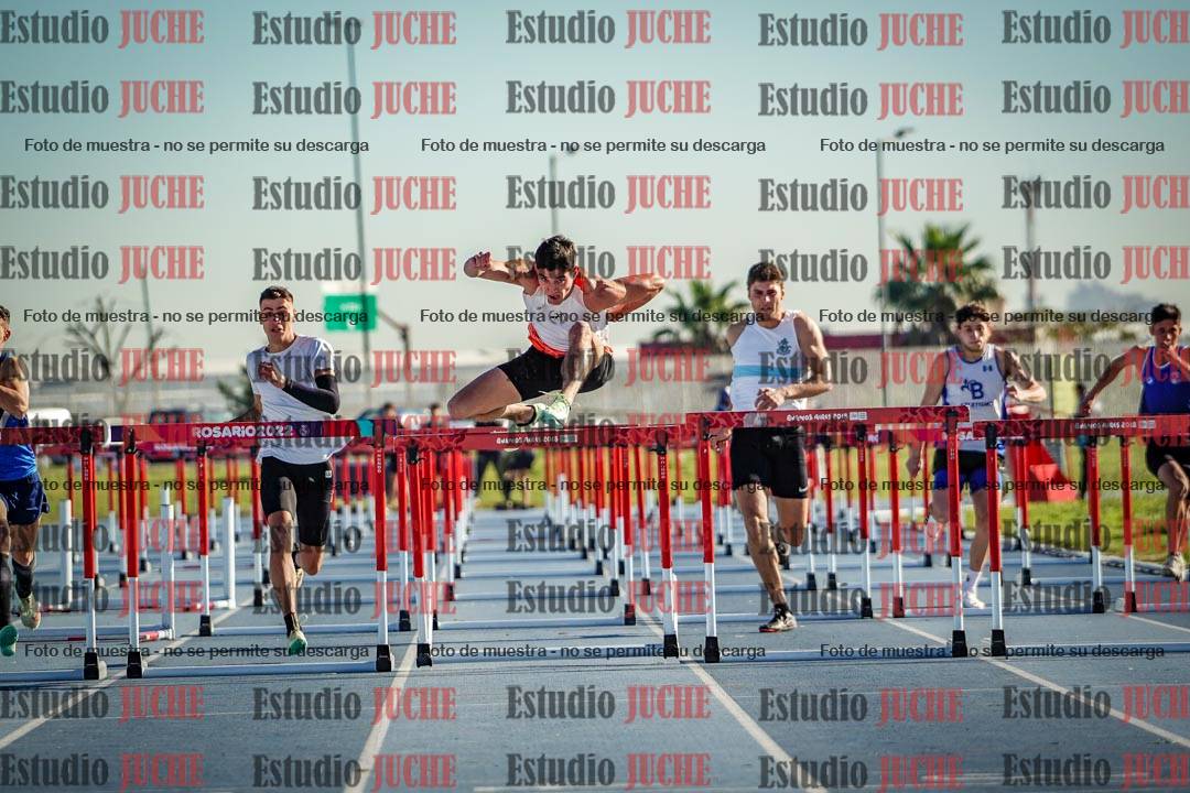Fotos de los 110 m con vallas de varones