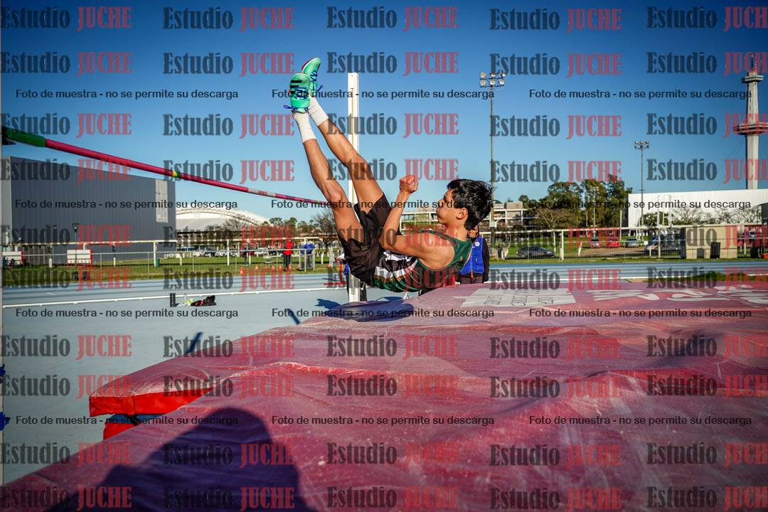 Fotos del salto en alto de varones