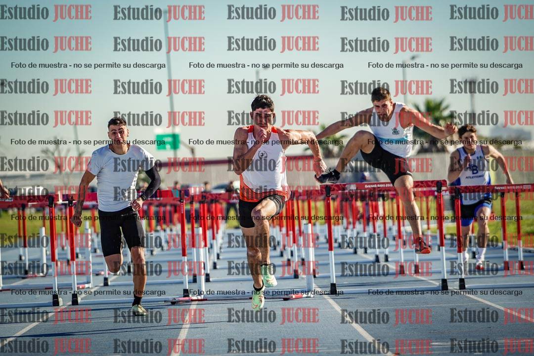 Fotos de los 110 m con vallas de varones