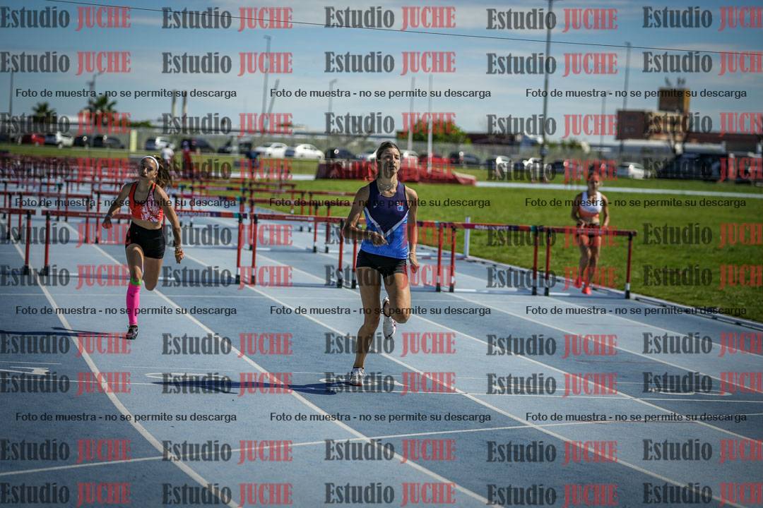 Fotos de los 100 m con vallas de mujeres
