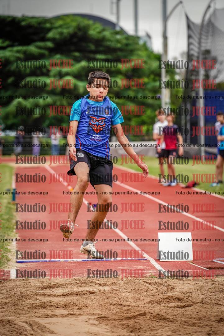 Fotos del salto en largo de varones - U14