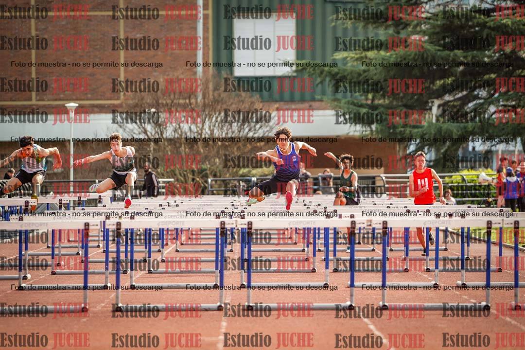 Fotos de los 110 m con vallas de varones