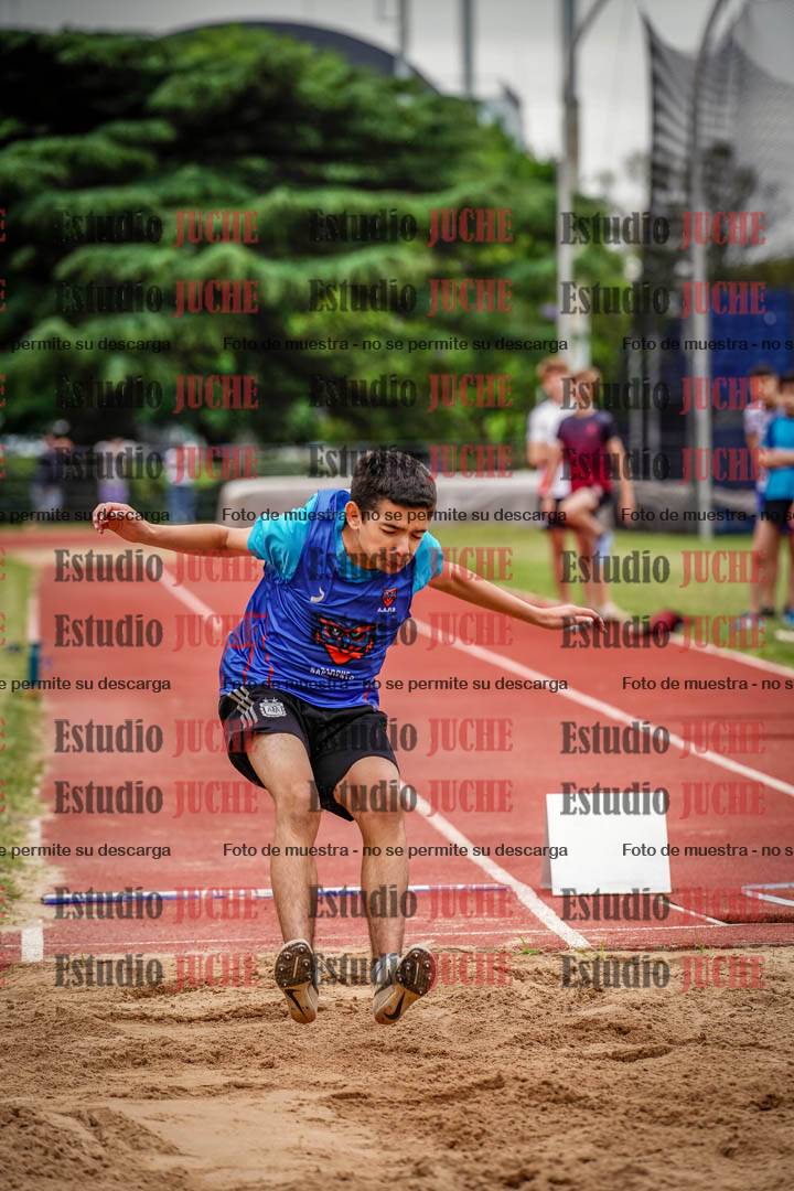 Fotos del salto en largo de varones - U14