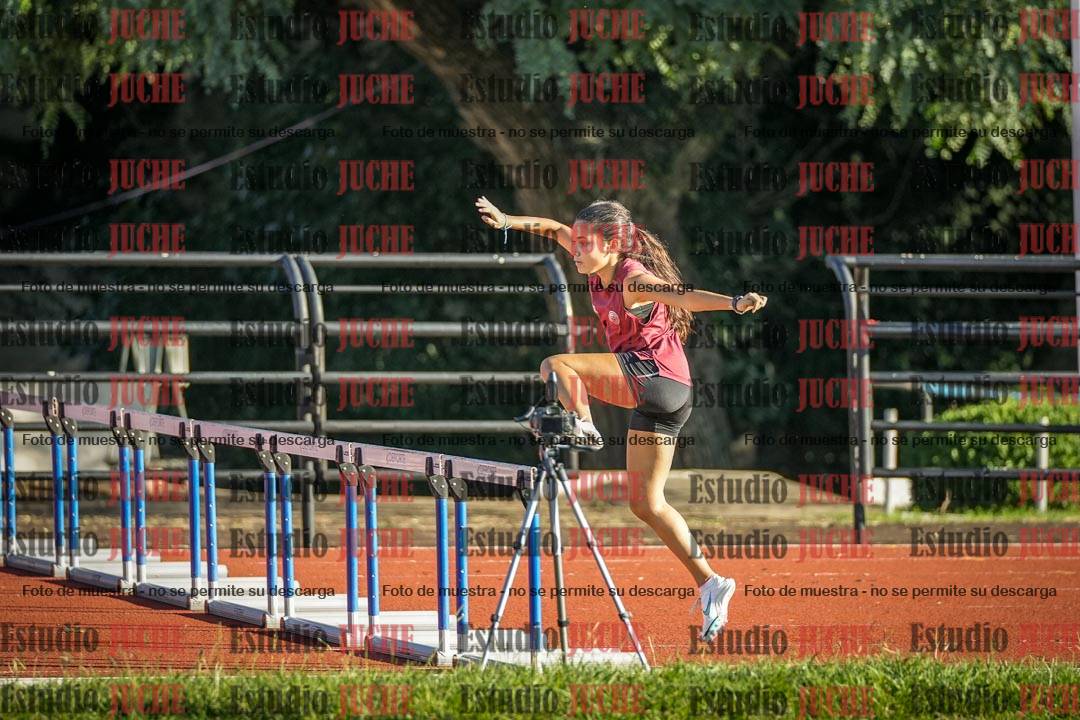 Fotos de los 295 m con vallas de mujeres