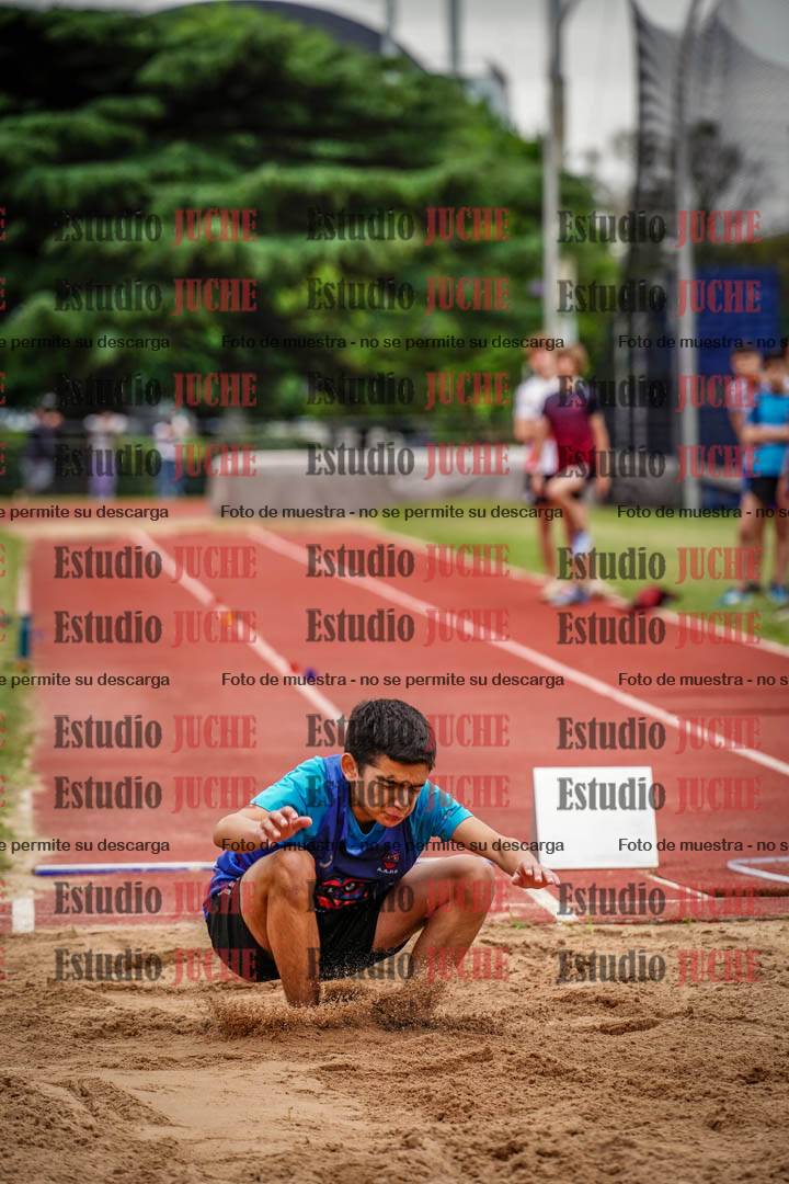 Fotos del salto en largo de varones - U14