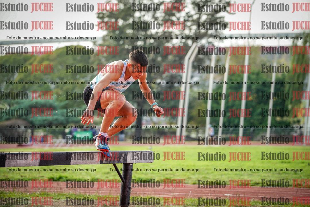 Fotos de los 3000 m con obstáculos de varones