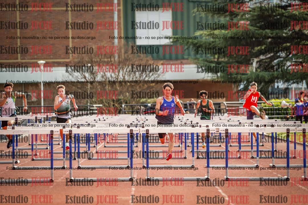 Fotos de los 110 m con vallas de varones