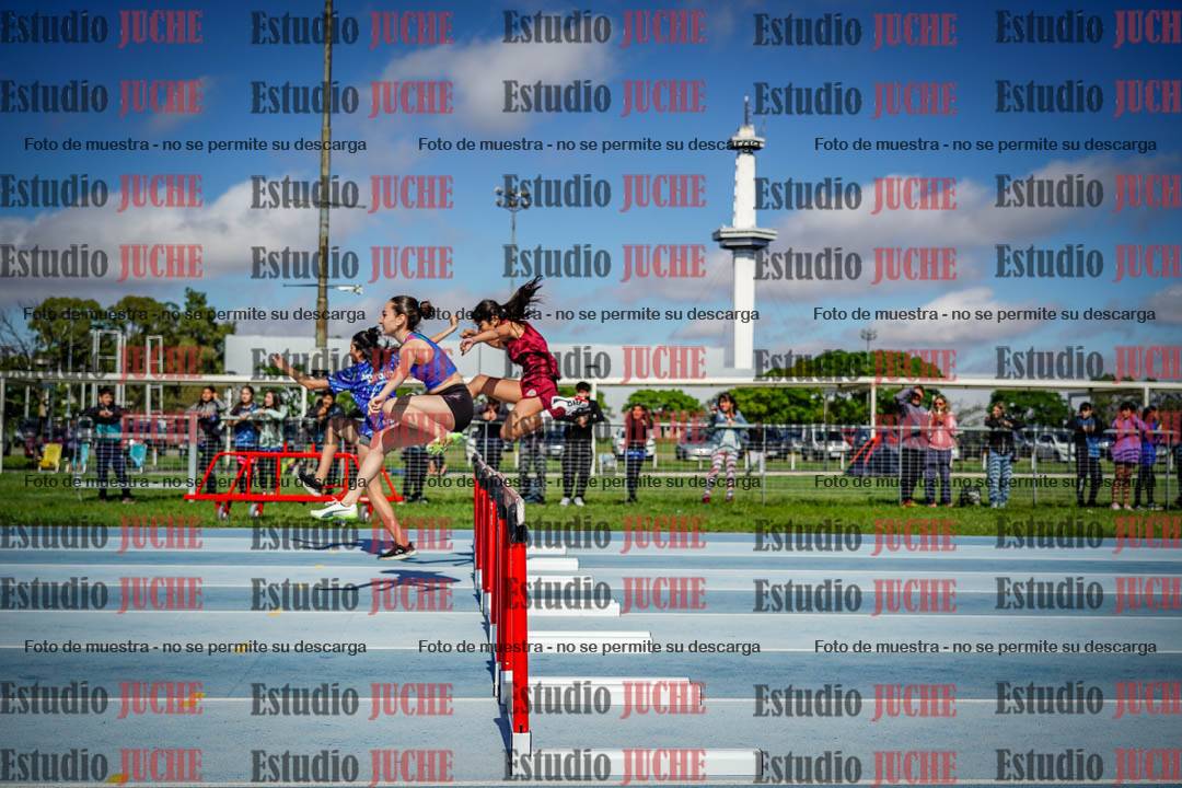 Fotos de los 80 m con vallas de mujeres