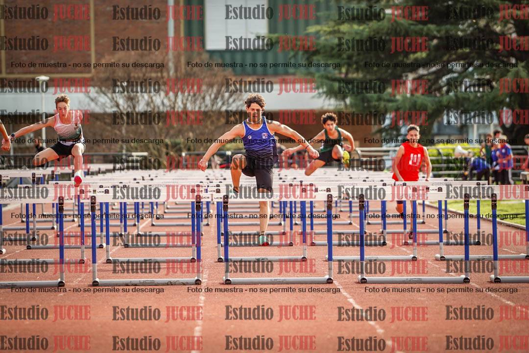 Fotos de los 110 m con vallas de varones