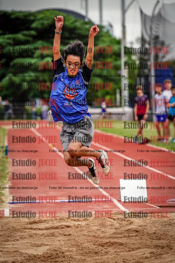 Fotos del salto en largo de varones - U14