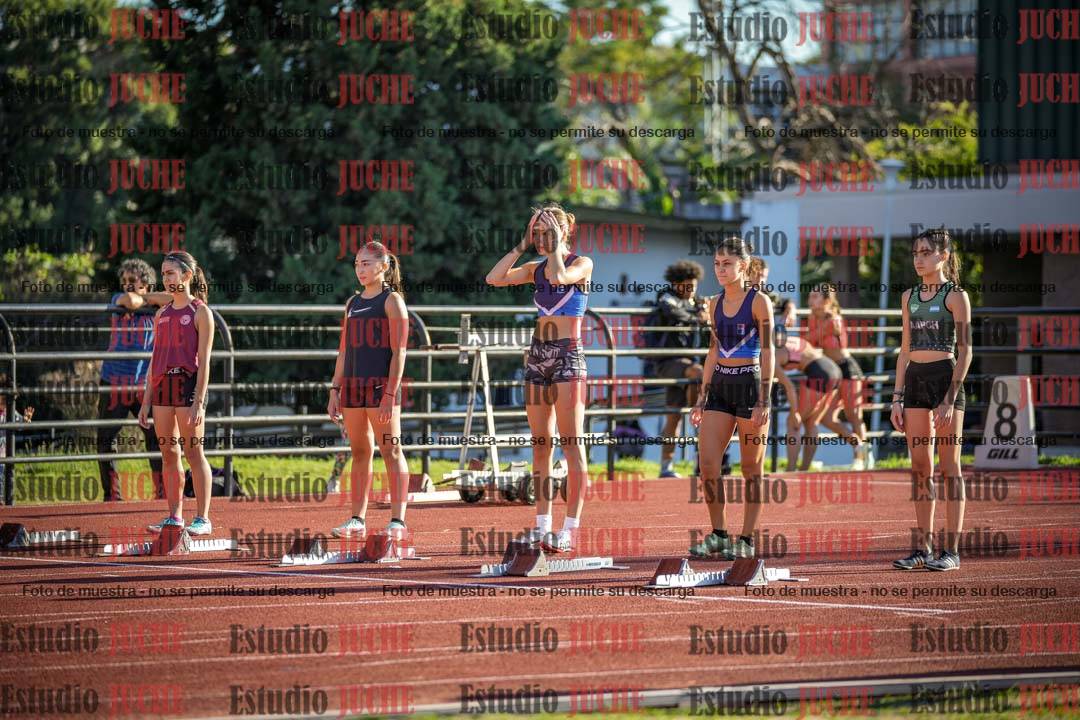 Fotos de los 100 m con vallas de mujeres