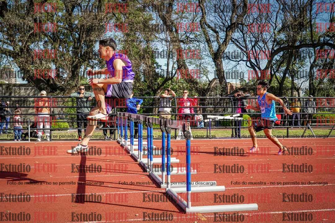 Fotos de los 110 m con vallas de varones