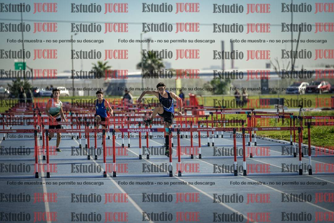 Fotos de los 110 m con vallas de varones