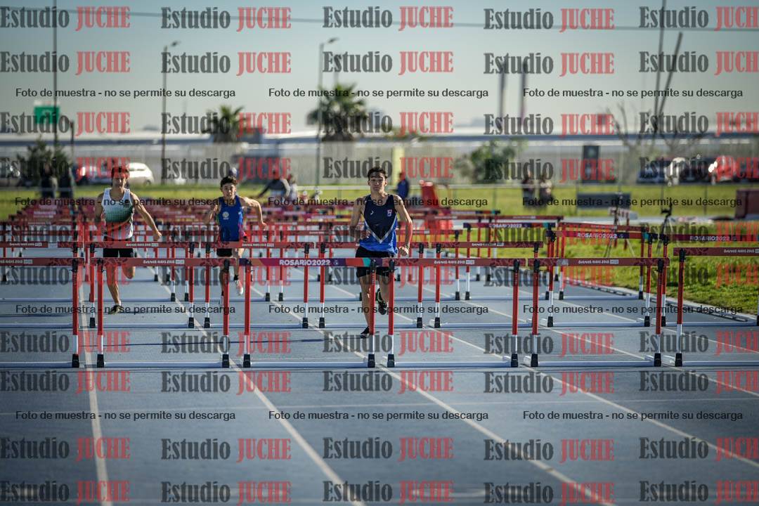 Fotos de los 110 m con vallas de varones