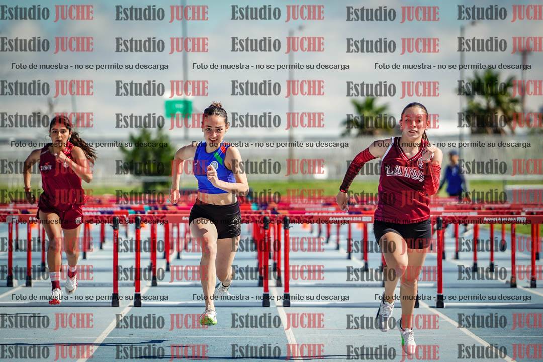 Fotos de los 80 m con vallas de mujeres