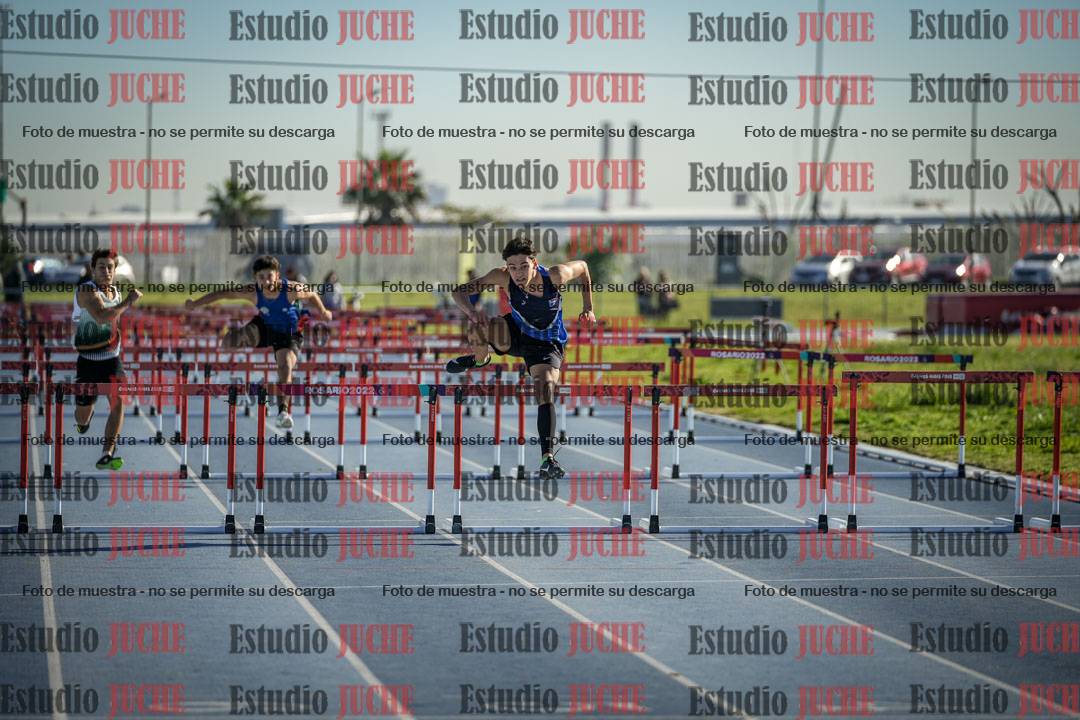 Fotos de los 110 m con vallas de varones