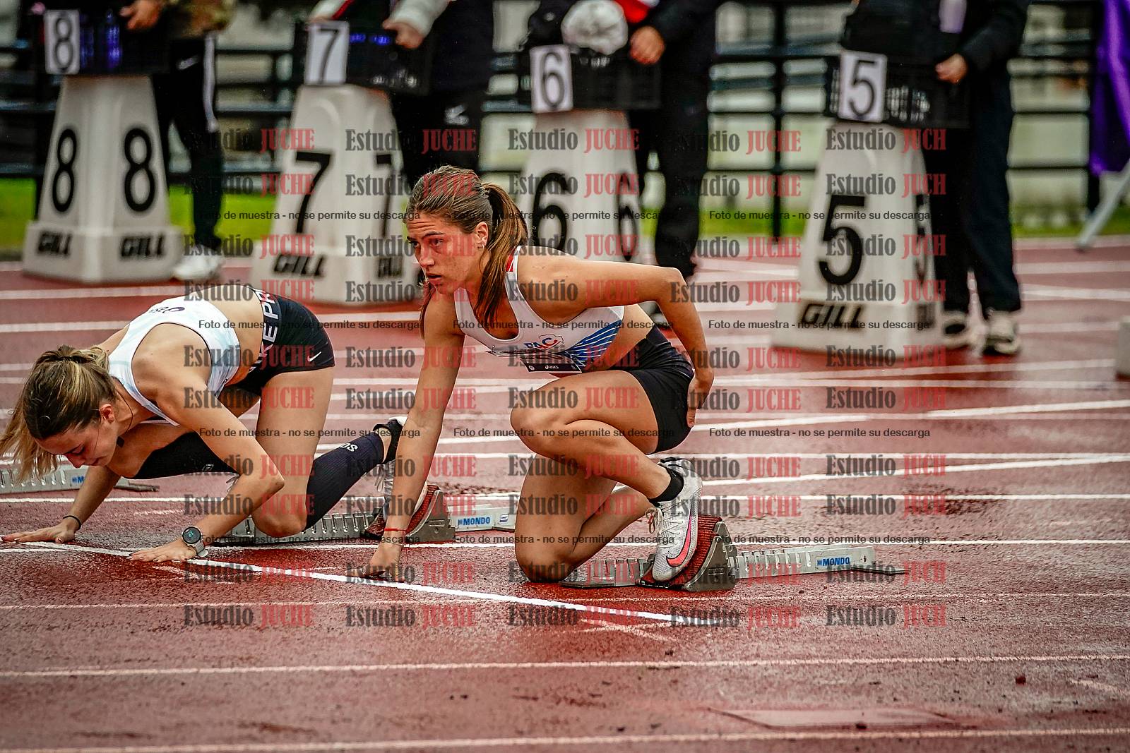 Fotos de los 100 m con vallas de mujeres - FINAL