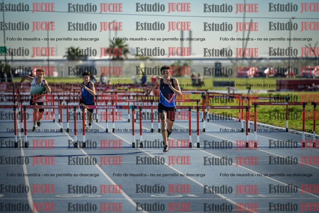 Fotos de los 110 m con vallas de varones